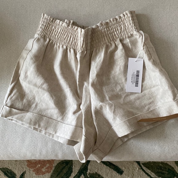 Reformation Nashville Linen Shorts - Picture 1 of 4